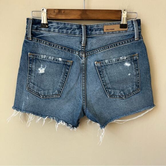 GRLFRND Helena High-Rise Straight Leg Cut Off Short (size 26) - Picture 5 of 7
